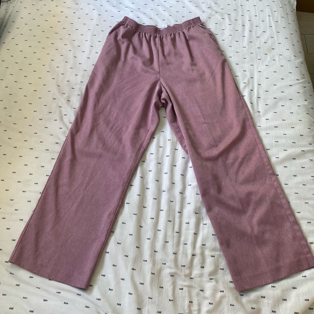 Pink straight pants